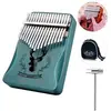 Kalimba Pouce Piano 17 Touches en acajou avec sac marteau et livret de...