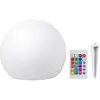 UBBINK Eclairage extérieur solaire décoratif SolarFloat 30 - Boule Ø30 cm - Télécommande - 16 couleurs au choix