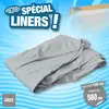 Liner sable ou bleu pour piscine ronde Ubbink - Gris - 5,80 x 1,30 m