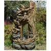 Fontaine De Jardin Kalloni Vieux Troncs D'arbre Avec Éclairage Led - Ubbink