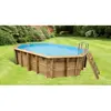 Ubbink Piscine en bois octogonale Ubbink Océa 400 x 610-Gris