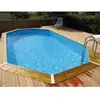 UBBINK Piscine bois Maldives bleue 3,55x4,90x1,30 m