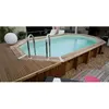 UBBINK Piscine bois Maldives sable 3,55x4,90x1,30cm