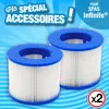 UBBINK Infinite Filterpatroon Xtra Spa - Easy Set Baden - Blauw Wit 2 stuks
