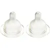 Difrax Flessenspeen Wide voor brede babyflessen - Maat Large - 2 stuks