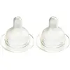 Difrax Flessenspeen Wide voor brede babyflessen - Maat Small - 2 stuks