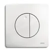 Wisa bedieningspaneel closet/urinoir Quadro Gaia wit