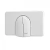 Plaque de commande frontale Wisa 2100, blanche, abs, double commande Wisa