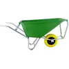Fort Kruiwagen F&S 165 Liter Groen Met HDPE bak En Anti-Lek Band
