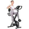 Vélo d'appartement pliant BIGZZIA, Roue d'inertie de 2,5 kg, 8 niveaux...
