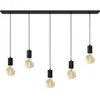 Calex Retro Plafondlamp - 5x E27 - Hanglamp Industrieel - 14 x 130 cm ...
