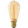 Calex | LED filament | Grote fitting E27 | Rustiek ST64 | Goud | 3.5W
