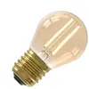 Calex Filament LED Lamp - E27 - P45 Lichtbron Goud - 3.5W - Dimbaar