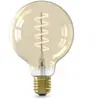 Calex Slimme LED Lamp - E27 - Spiraal Filament Gold G95 - Wifi Verlich...