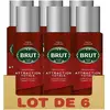 BRUT Lot de 6 Homme Deodorants Total Attraction Spray Effectiveness - ...