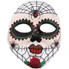 Boland - Halloween Masque Miss Dia De Los Muertos pour adultes, blanc, taille unique, 97521