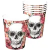 Boland - 10 Papieren bekertjes Day of the dead - Horror - Horror
