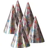 Boland - 6 Holografische hoedjes - Één maat - Kinderen en volwassenen ...