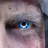 Lentilles de déguisement 7 jours Foudre - Effets spéciaux - Garantie 2 ans - Mixte - Bleu