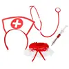Boland set d'infirmerie polystyrène/polypropylène rouge/blanc 4 pièces