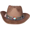 Boland - Cowboy hoed Festival Bruin - 59 - Volwassenen - Unisex - Fest...