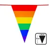GUIRLANDE À FANIONS FIERTÉ LGBT 10M ARC-EN-CIEL