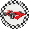 Boland, Vaisselle de pique-nique, Assiette en carton Racing, 8p. (8 x)