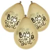 Boland - 6 Latex ballonnen 'Boy or Girl?' - Multi - Knoopballon