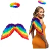 Boland - Set Engel regenboog Multi - Volwassenen - Vrouwen - Engel - A...