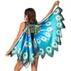 Boland - Vleugels Pauw Blauw - Volwassenen - Unisex - Fee - Fantasy - ...