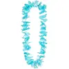 Boland Collier de fleurs turquoise pour femme - soirées Tahitiennes et Hawaïennes