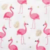 Boland - 20 papieren Servetten Flamingo - Flamingo - Zomer - Verjaarda...