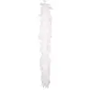 Boland Boa en plumes - Blanc - 180cm - Accessoire de déguisement pour adulte
