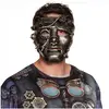 Masque intégral Steampunk Argent style Fer pour Adulte - NO NAME - Gri...