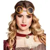GENERIQUE Boland - Bril Retropunk - Volwassenen - Steampunk, Sciencefiction - Steampunk- Sciencefiction
