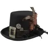 Chapeau Steam Punk - Boland - Adulte - Noir - Homme - Intérieur