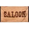 Boland drapeau Saloon 90 x 150 cm polyester marron