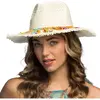 Boland - Hoed Bohemian Naturel - 58 - Volwassenen - Unisex - Ibiza