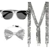 Boland - Accessoireset zilver Zilver - Volwassenen - Unisex - Showgirl...