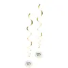Boland - 2 Decoratieswirls 'Happy New Year' - Geen thema - NYE - Oudja...