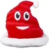 Chapeau de Père Noël Émoticône - BOLAND - Rouge - Polyester - Taille Unique