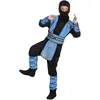 Boland 82192 lot de costume de ninja pour enfant bleu