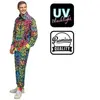 Boland - Trainingspak Leopard Art dude UV (M) - Volwassenen - - 80s - ...