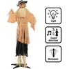 Décoration animée Citrouille maléfique 190 cm - Multicolore