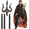 Boland - Demonen drietand 4-delig (117 cm) - Volwassenen - Unisex - Du...