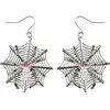 Boland Boucles d'oreilles araignée sur toile - Halloween - Femme - Métal gris