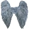 Boland - Fallen angel vleugels gevouwen (65 x 65 cm) Grijs - Volwassen...