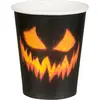 Boland 10 gobelets en papier Creepy Pumpkin