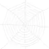 TOILE ARAIGNÉE DÉCORATIVE POLYESTER 2.75M BLANC