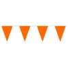 Boland - Polyester vlaggenlijn oranje - Voetbal - 6 m - vlaggen 26 x 1...